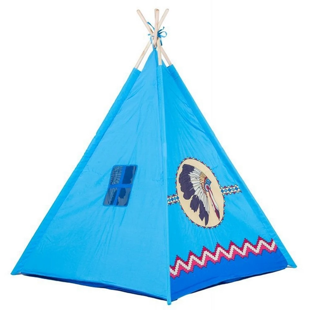 Cort de indieni Ecotoys - Albastru [2]