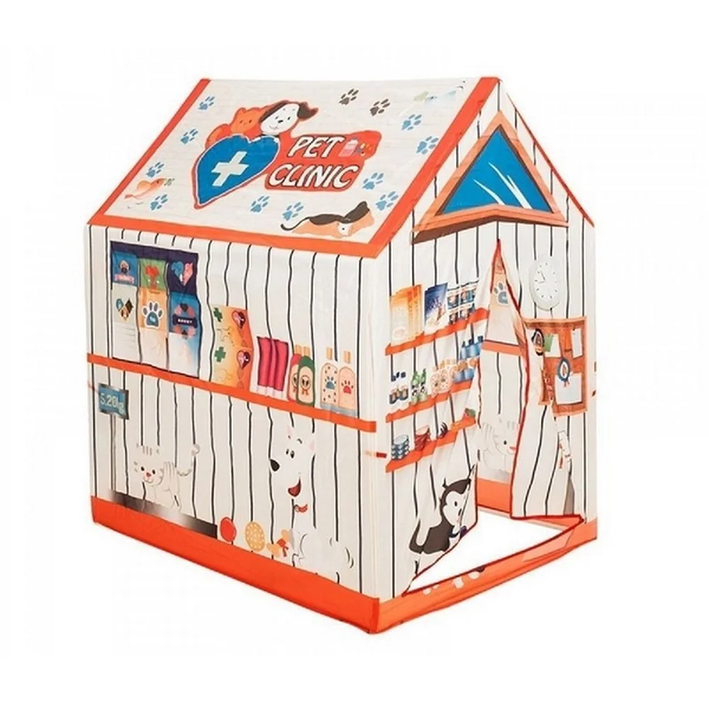 Cort tip Clinica Veterinara, cu motive grafice [3]