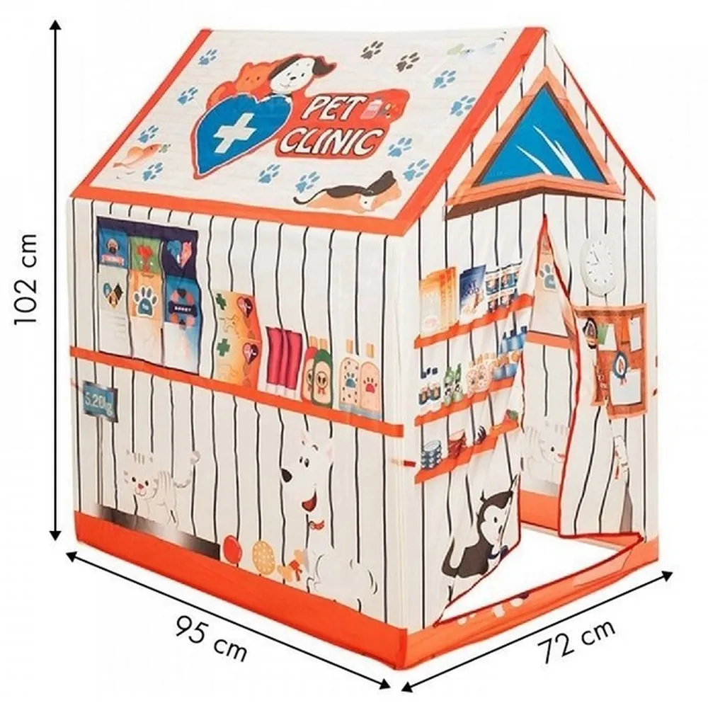 Cort tip Clinica Veterinara, cu motive grafice [4]