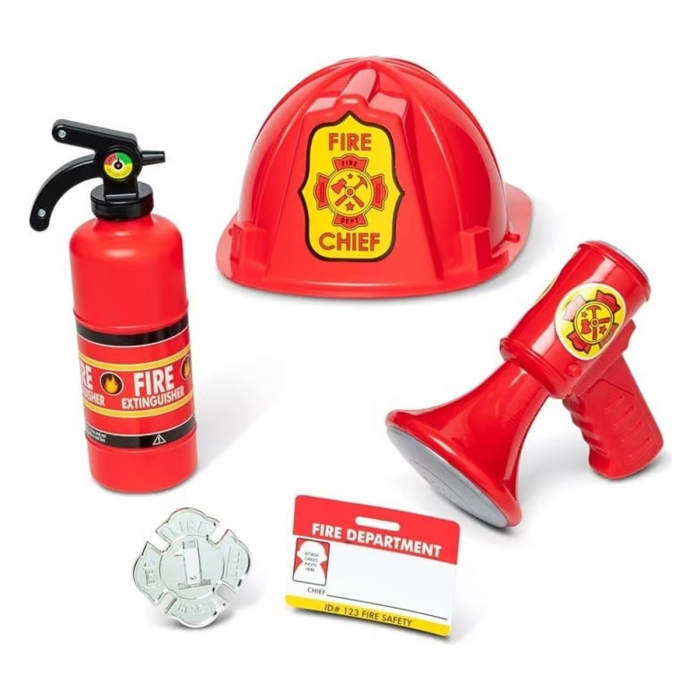Costum carnaval copii Pompier Sef Melissa and Doug 7 ani [2]