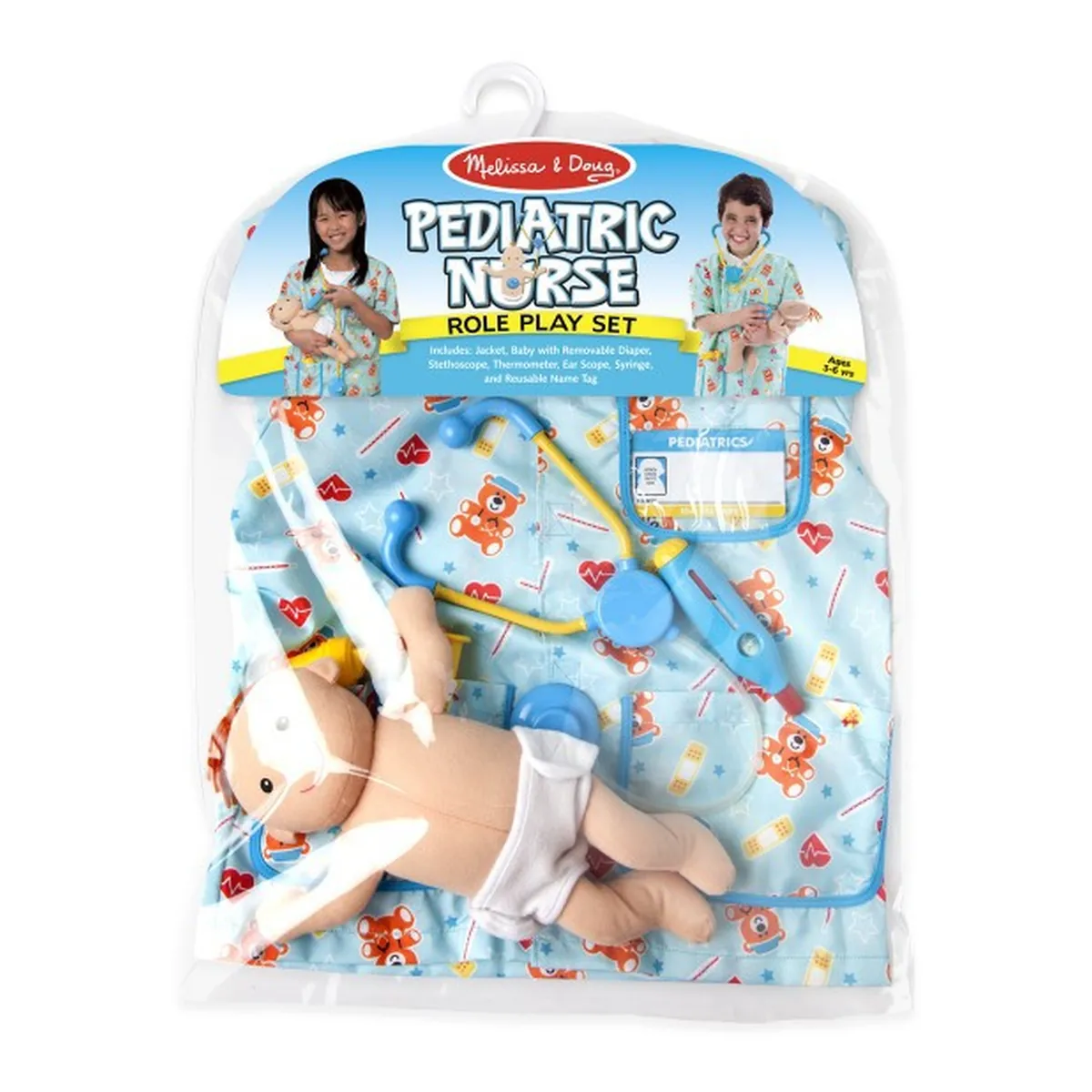 Costum de carnaval Asistenta medicala pediatrie (3-6 ani) [4]