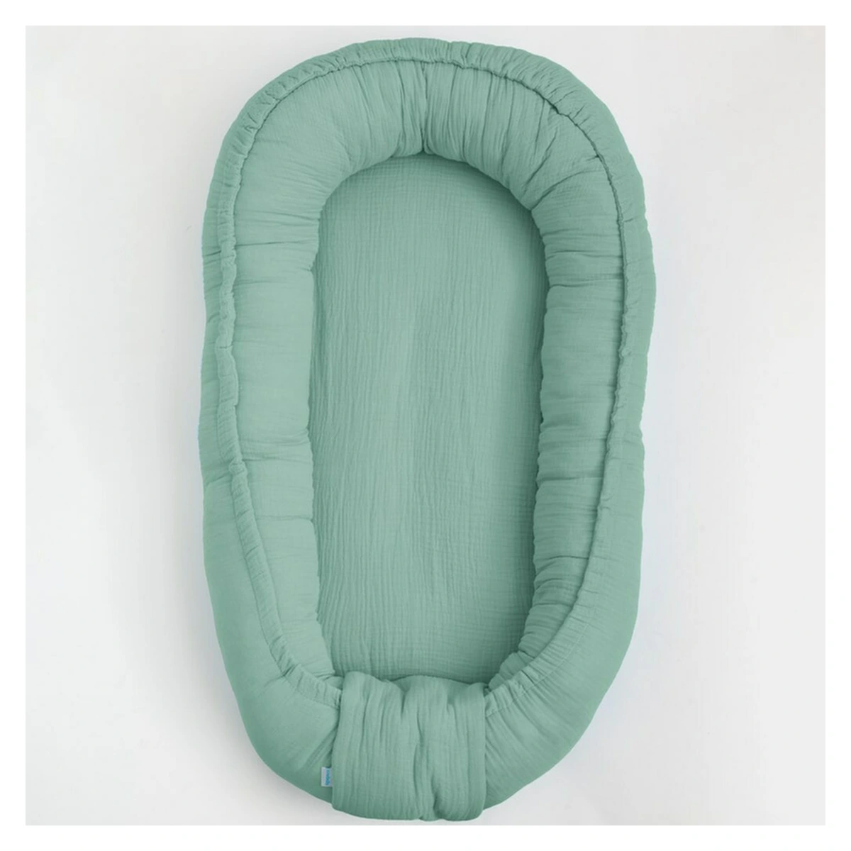 Cosulet bebelus, New Baby, Baby Nest 80 x 50 cm, muselina, Green [2]