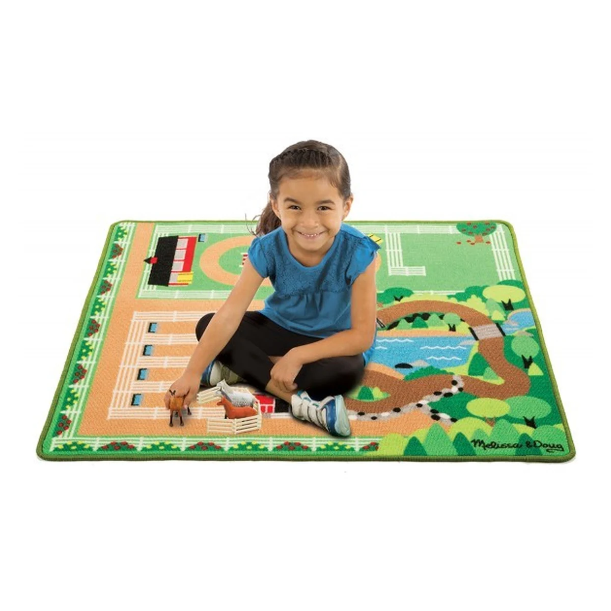 Covor de joaca Ferma calutilor - Melissa and Doug [2]