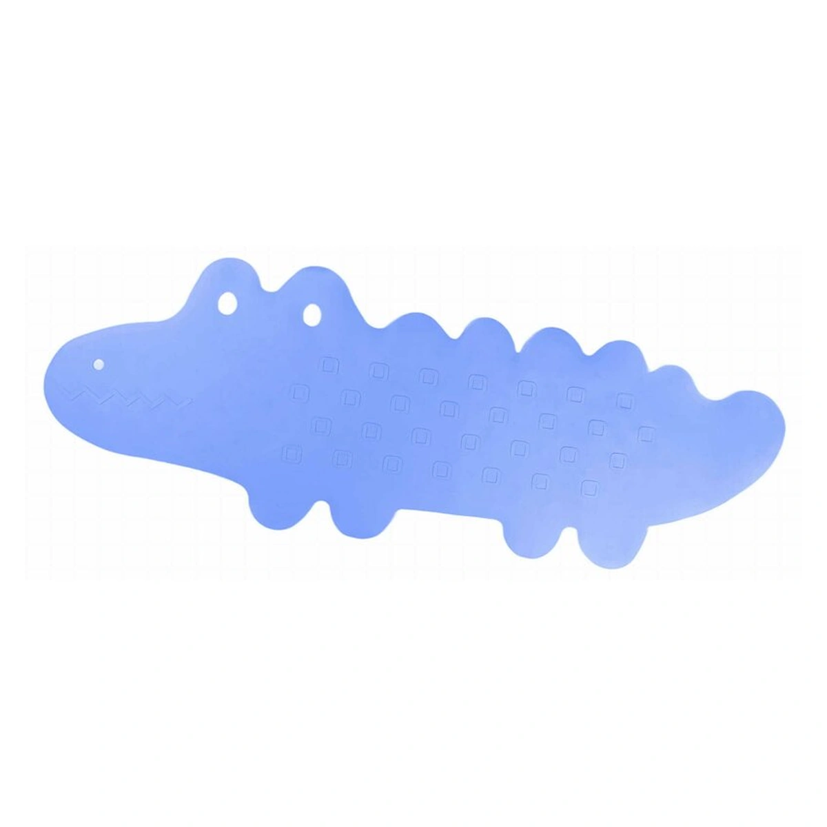 Covoras de baie, Bocioland, Antiderapant, Cu ventuze, Silicon, 33 x 90 cm, Crocodile Blue [2]