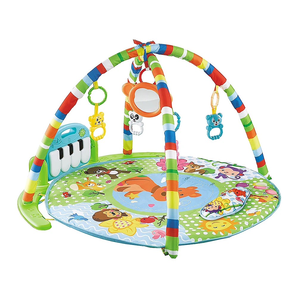 Covoras de joaca cu pian Chipolino Happy Cangaroo, Blue [1]