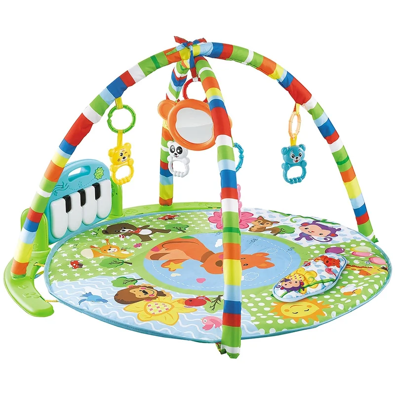 Covoras de joaca cu pian Chipolino Happy Cangaroo, Blue [1]