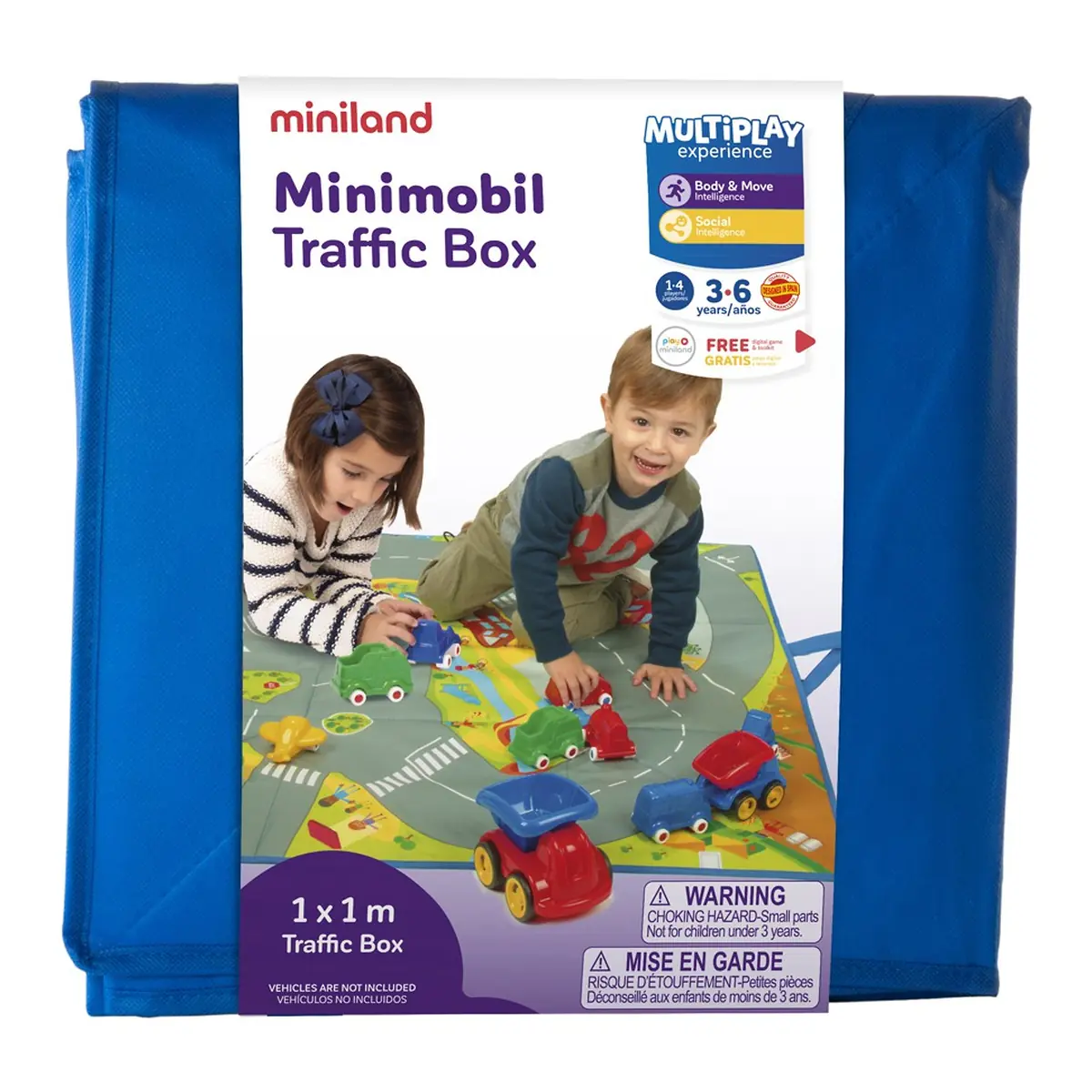 Covoras de joaca si cutie pentru jucarii Trafic [2]