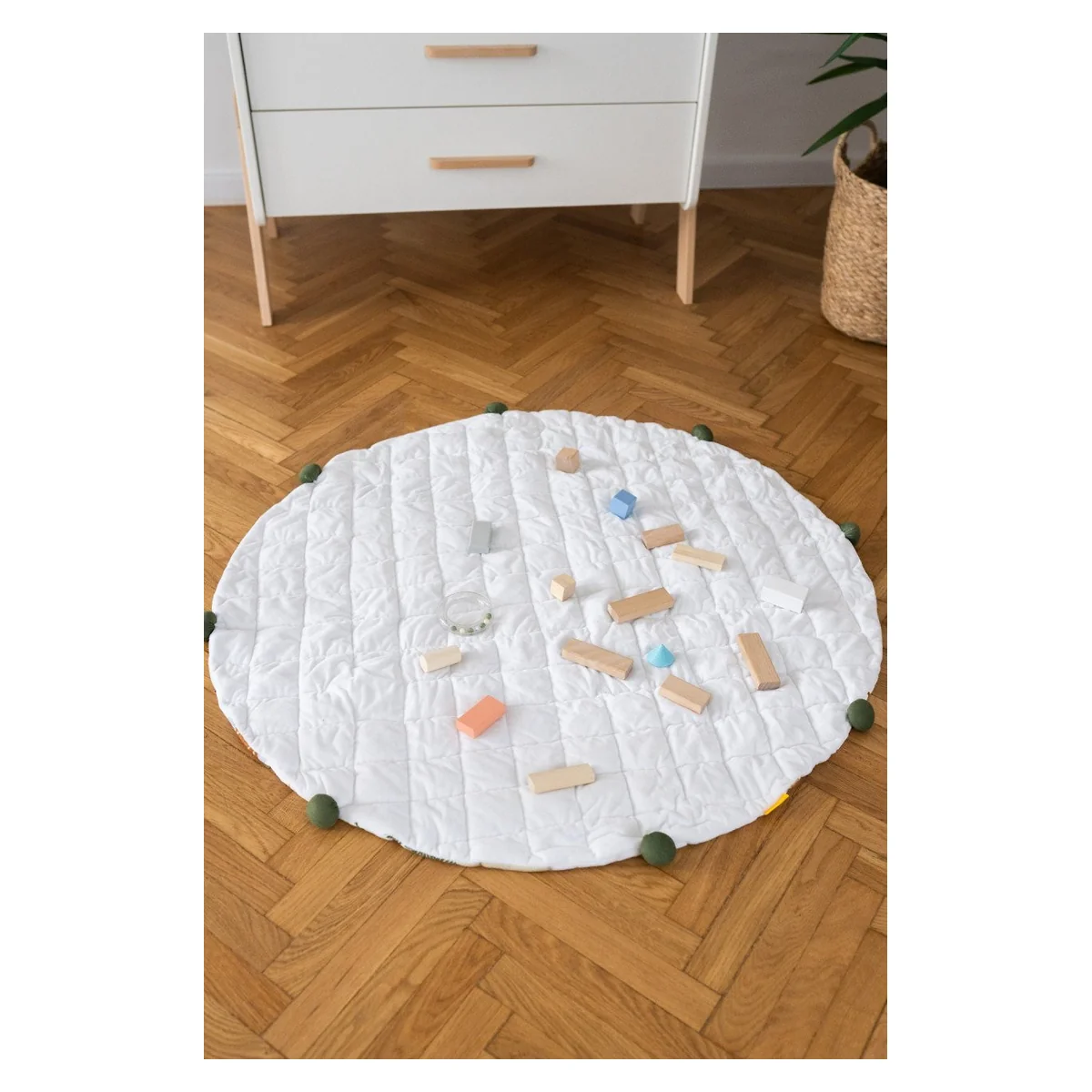 Covoras senzorial si educational bebelusi Skiddou Doee, 105 cm [6]