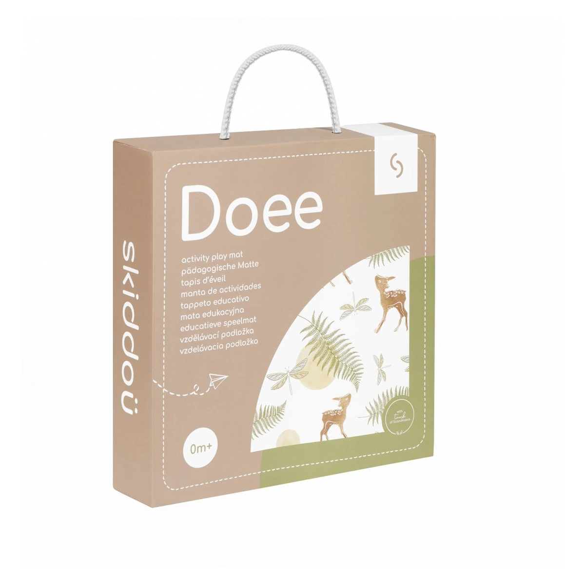 Covoras senzorial si educational bebelusi Skiddou Doee, 105 cm [8]