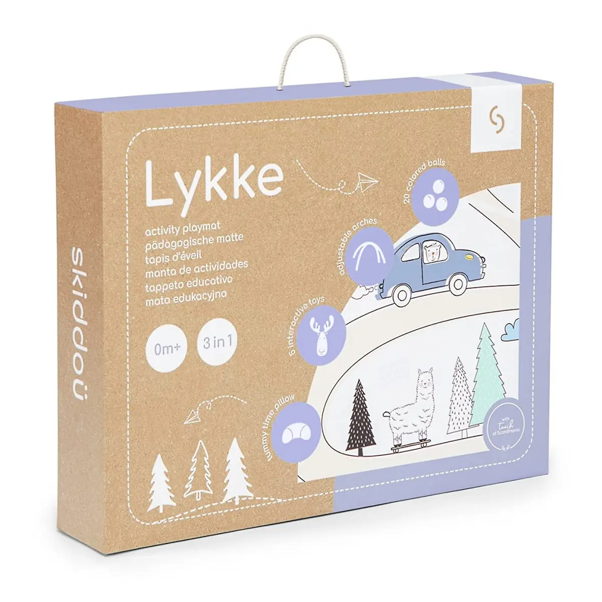 Covoras senzorial si educativ 3 in 1 Skiddou Lykke [6]