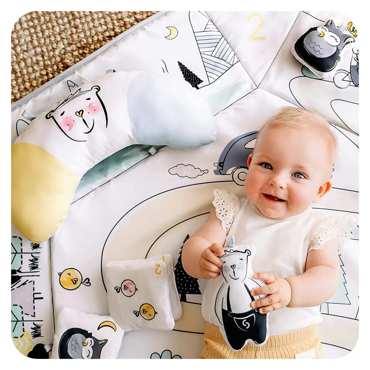 Covoras senzorial si educativ 3 in 1 Skiddou Lykke [12]