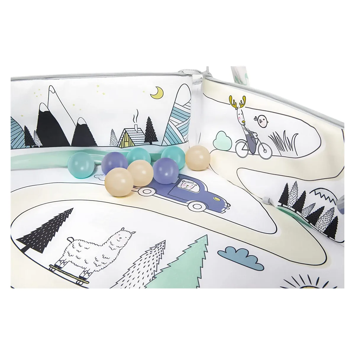 Covoras senzorial si educativ 3 in 1 Skiddou Lykke [5]