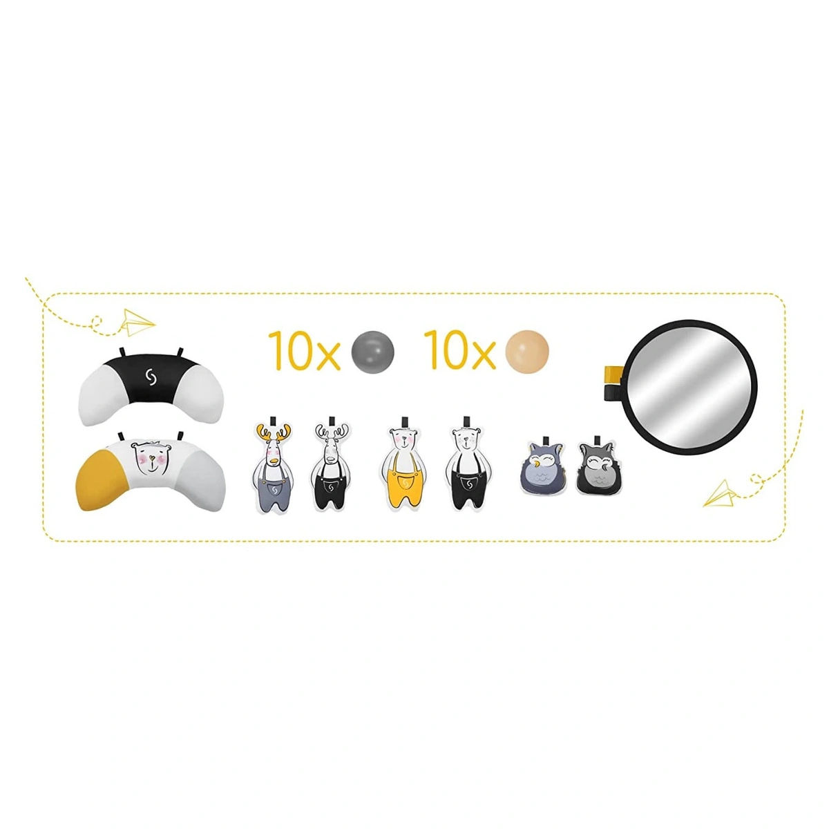 Covoras senzorial si educativ 3 in 1 Skiddou Smil [2]