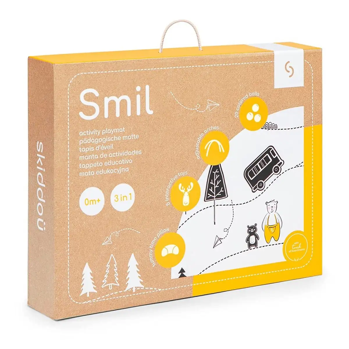 Covoras senzorial si educativ 3 in 1 Skiddou Smil [6]