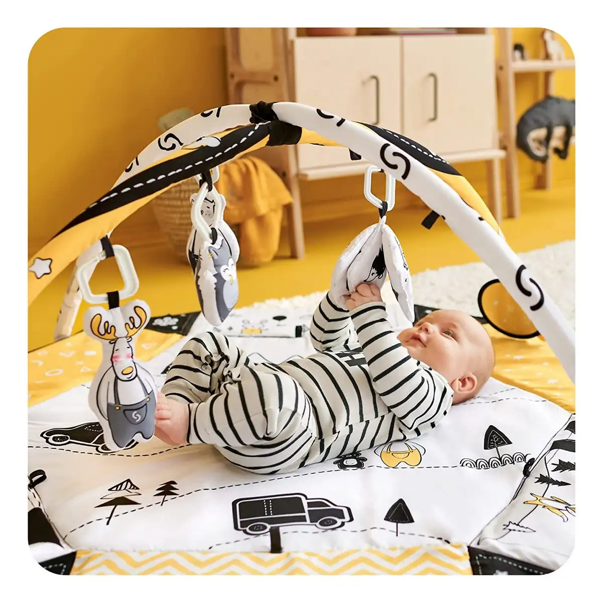 Covoras senzorial si educativ 3 in 1 Skiddou Smil [11]