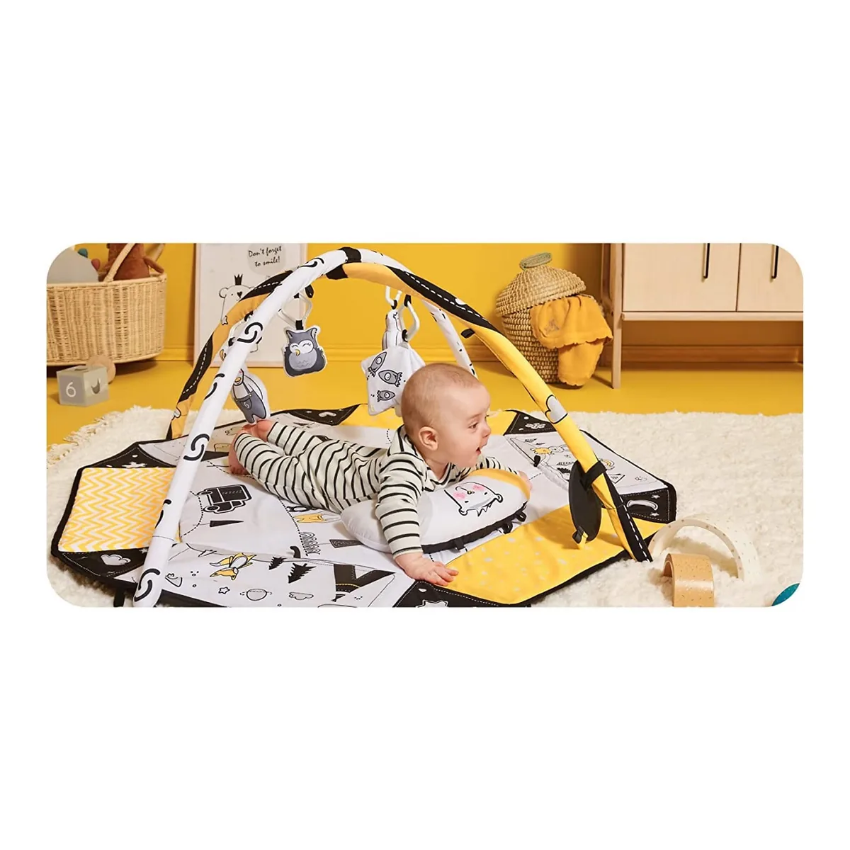 Covoras senzorial si educativ 3 in 1 Skiddou Smil [3]