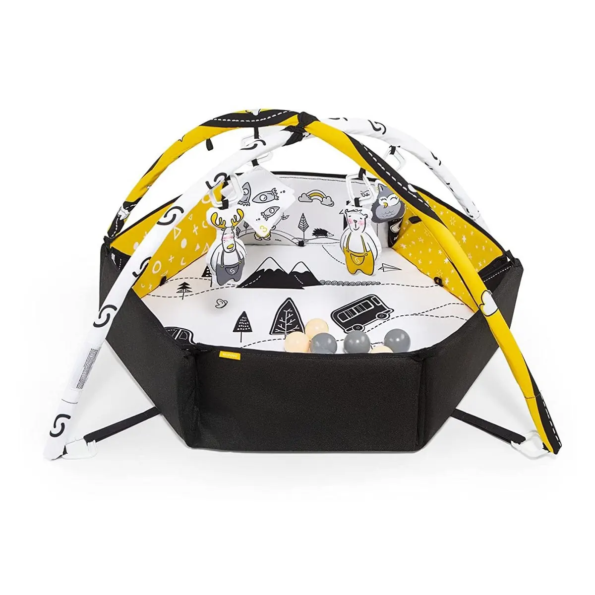 Covoras senzorial si educativ 3 in 1 Skiddou Smil [7]