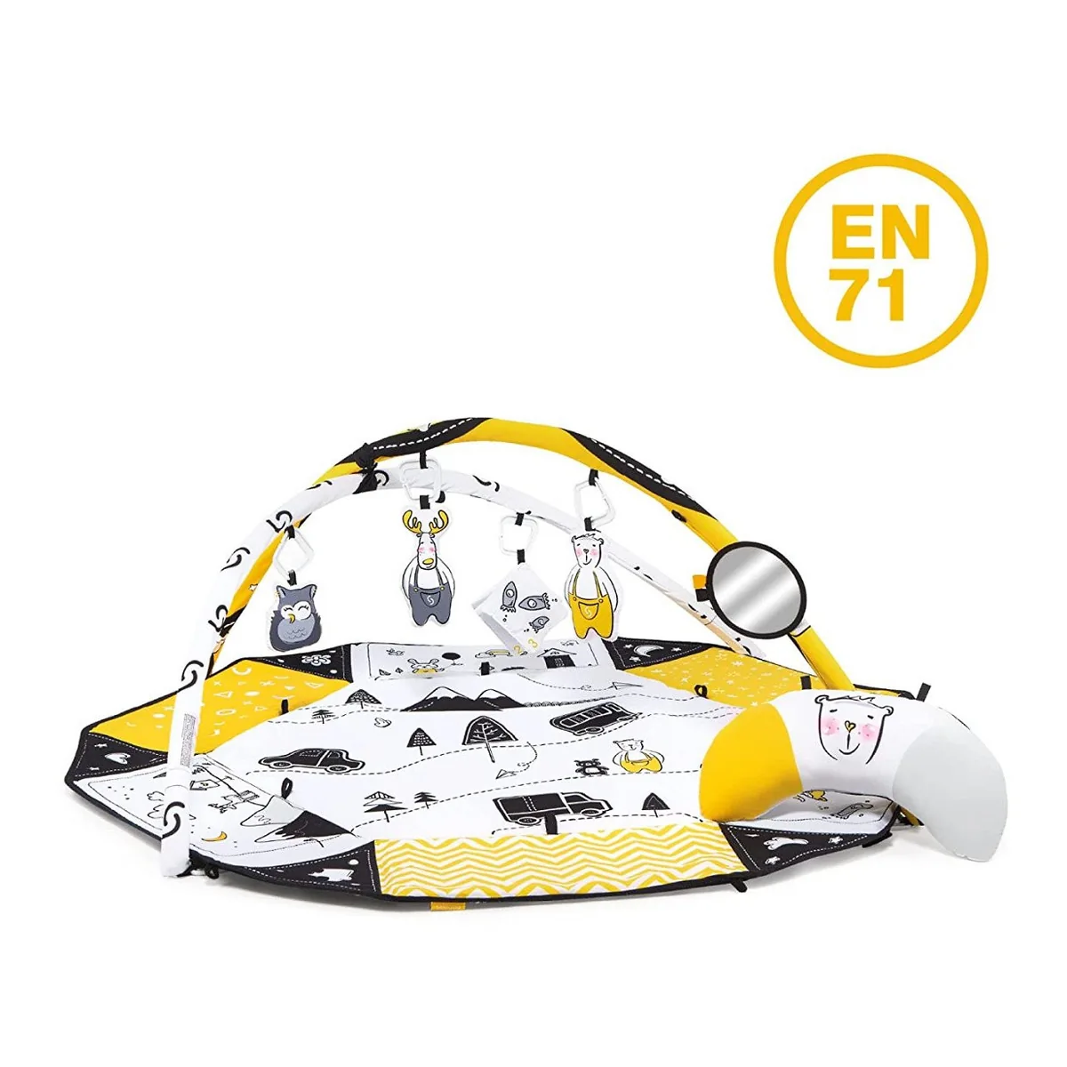 Covoras senzorial si educativ 3 in 1 Skiddou Smil [5]