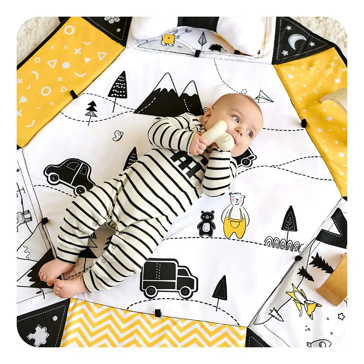 Covoras senzorial si educativ 3 in 1 Skiddou Smil [8]