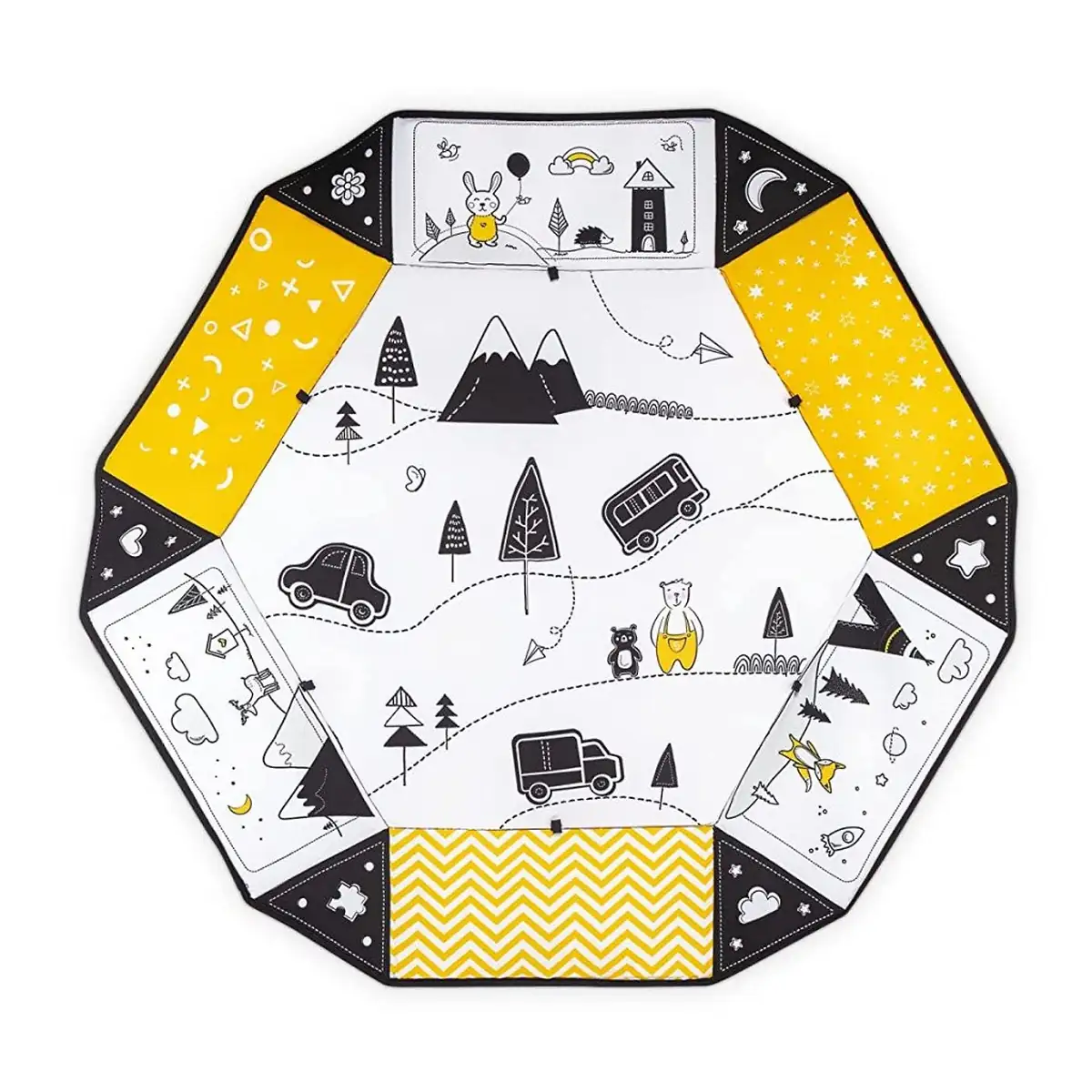 Covoras senzorial si educativ 3 in 1 Skiddou Smil [12]