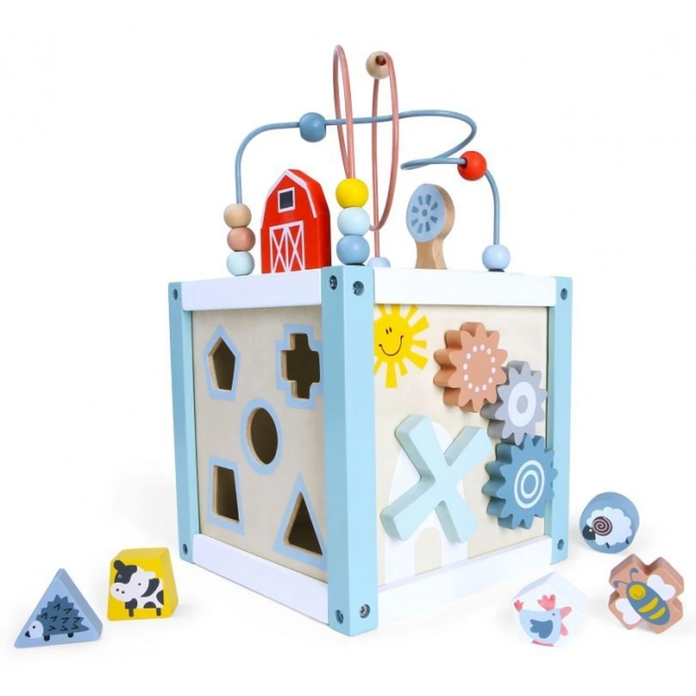 Cub educational din lemn [4]