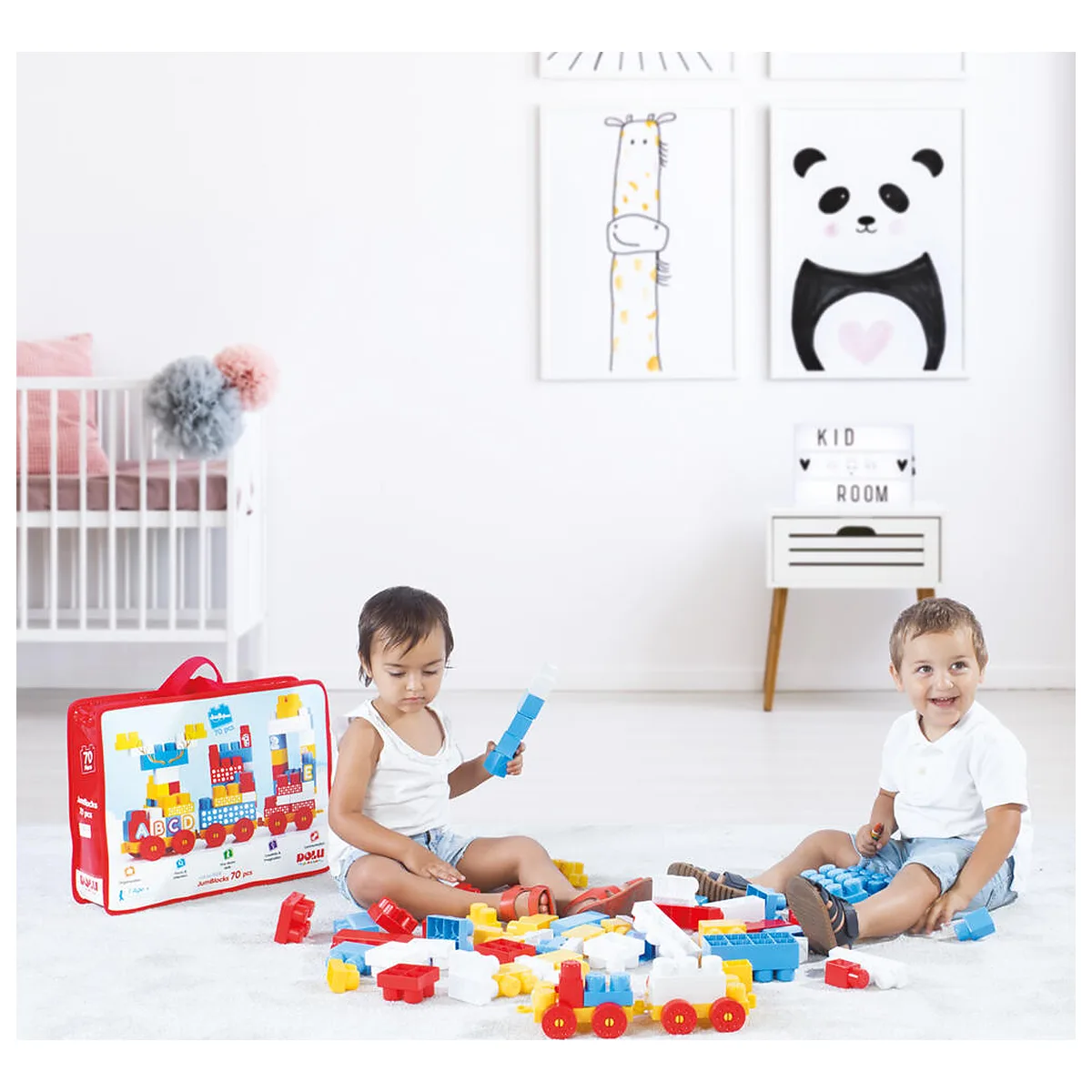 Cuburi de construit din plastic - 25 piese DOLU 1 an+ [3]