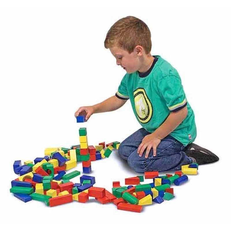 Cuburi din lemn colorate Melissa and Doug 100 [2]
