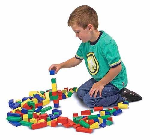 Cuburi din lemn colorate Melissa and Doug 100 [2]