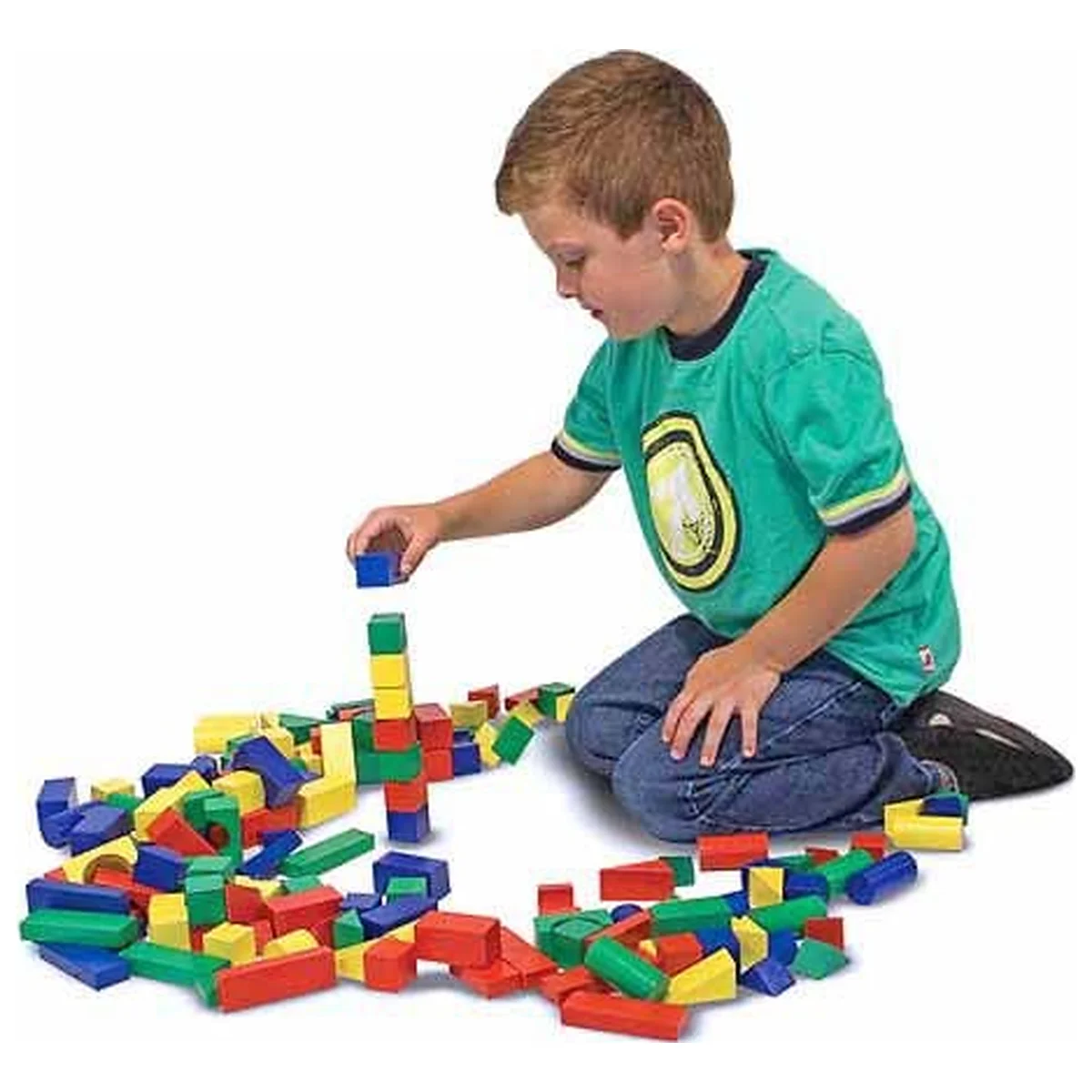 Cuburi din lemn colorate Melissa and Doug 100 [2]