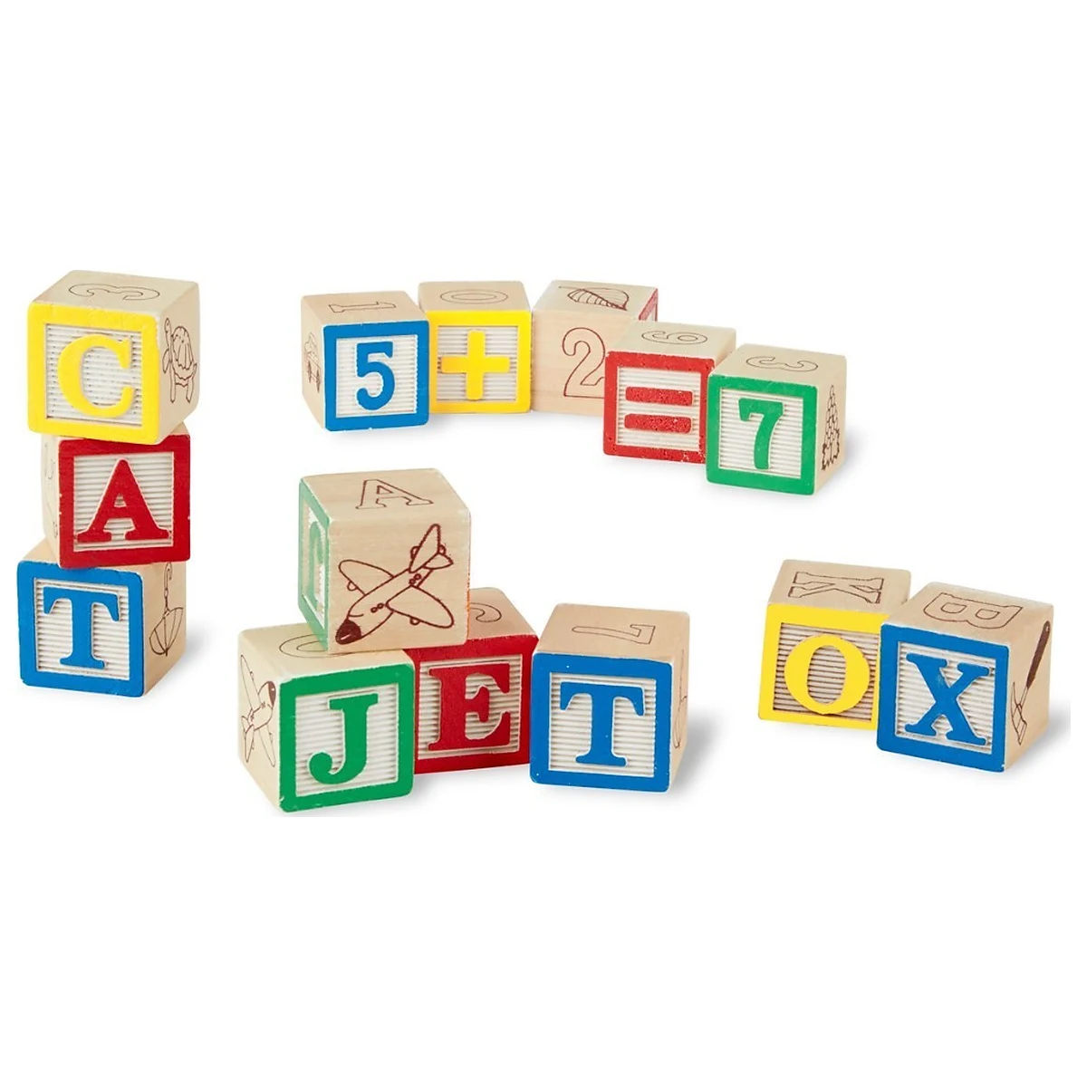 Cuburi litere si numere - 50 buc Melissa & Doug [3]