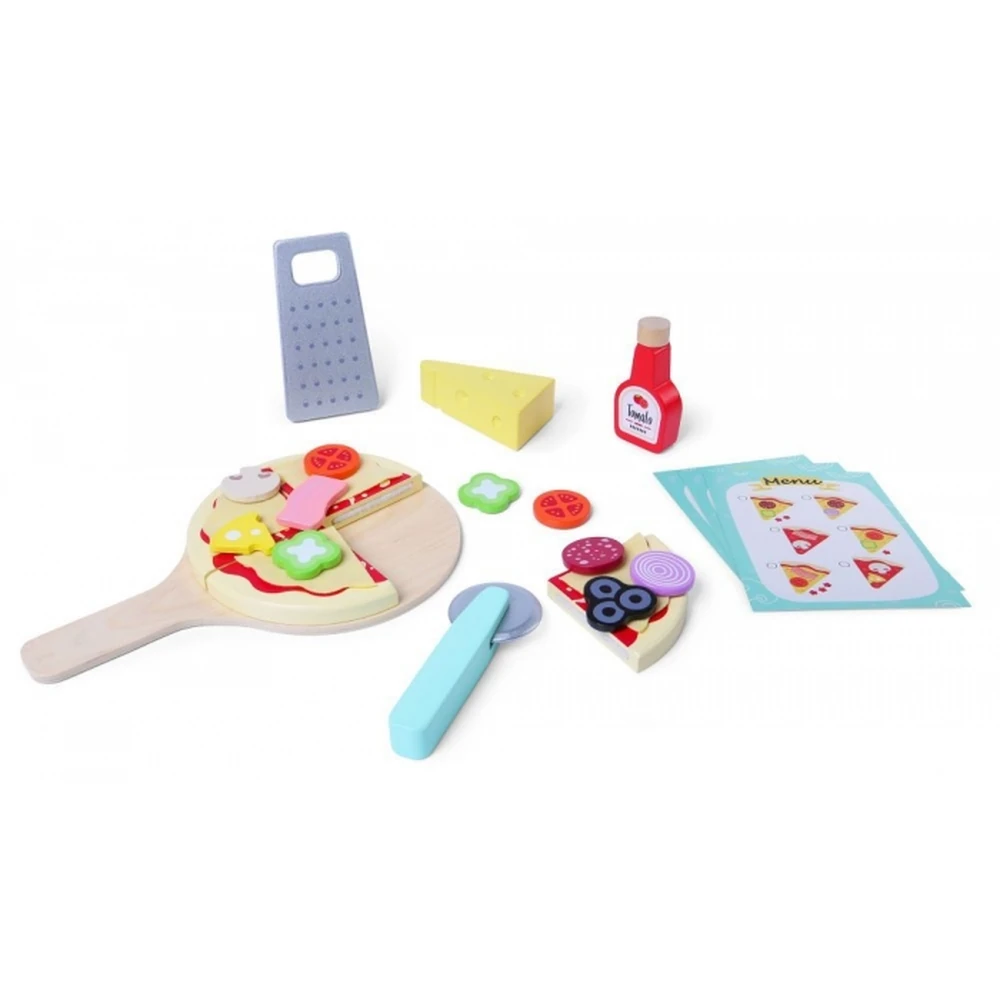 Cuptor pentru pizza din lemn + accesorii Ecotoys [2]