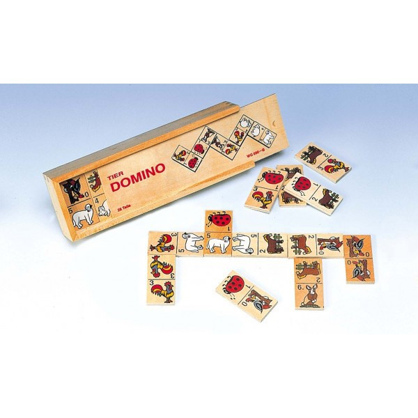 Domino Animale in cutie de lemn [2]