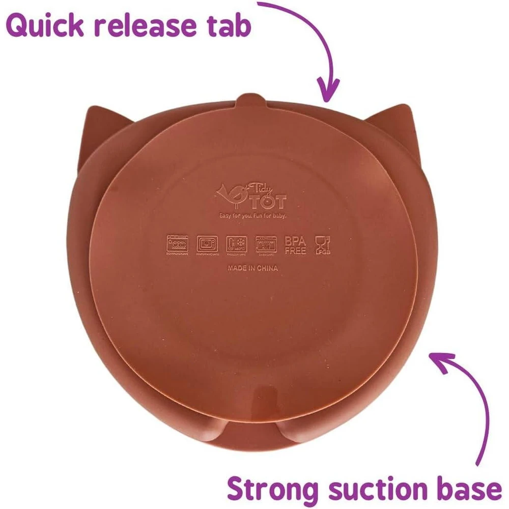Farfurie diversificare din silicon - Vulpita [2]