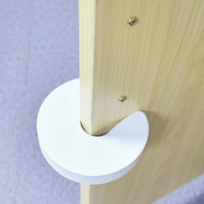 Protectii pentru oprirea usilor Feedo, Din spuma EVA, 4 bucati, Alb [4]