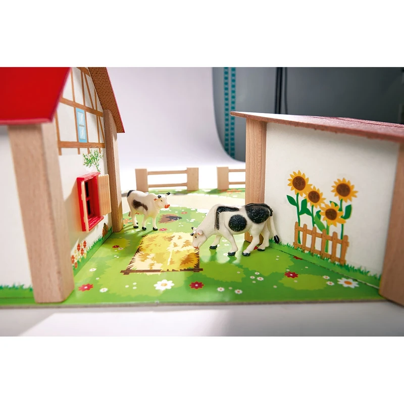 Ferma din lemn Eichhorn 51x36x17 cm cu 20 accesorii [10]