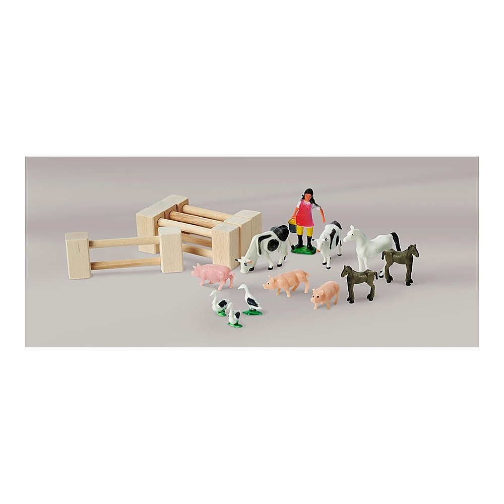 Ferma din lemn Eichhorn 51x36x17 cm cu 20 accesorii [6]