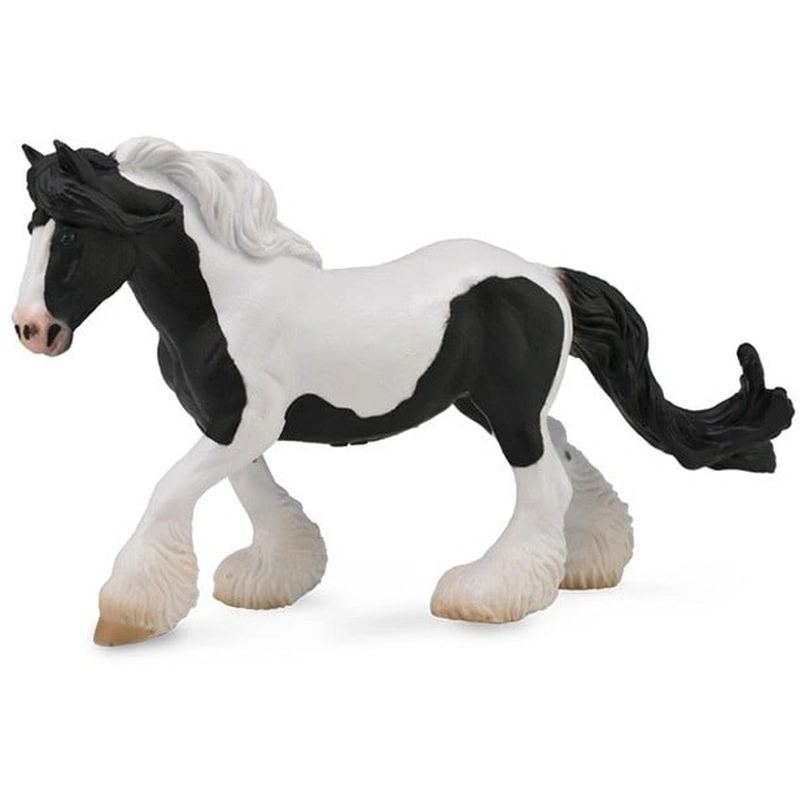 Figurina Cal Gypsy Mare - alb si negru XL [1]