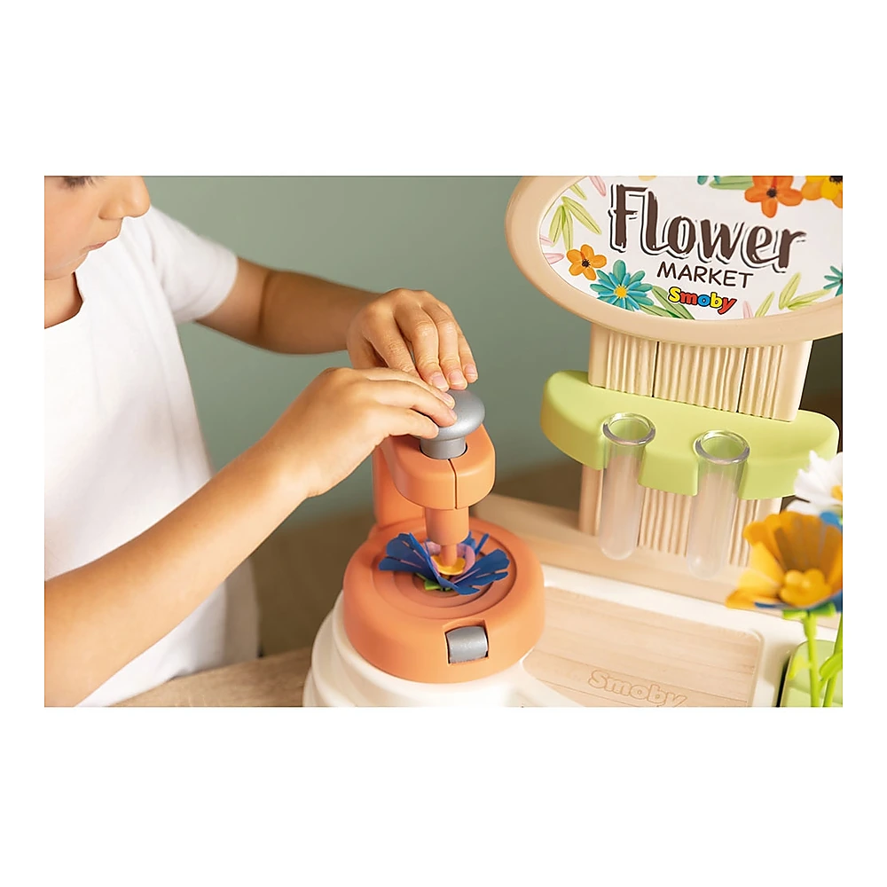 Florarie pentru copii Smoby Flower Market cu accesorii [8]