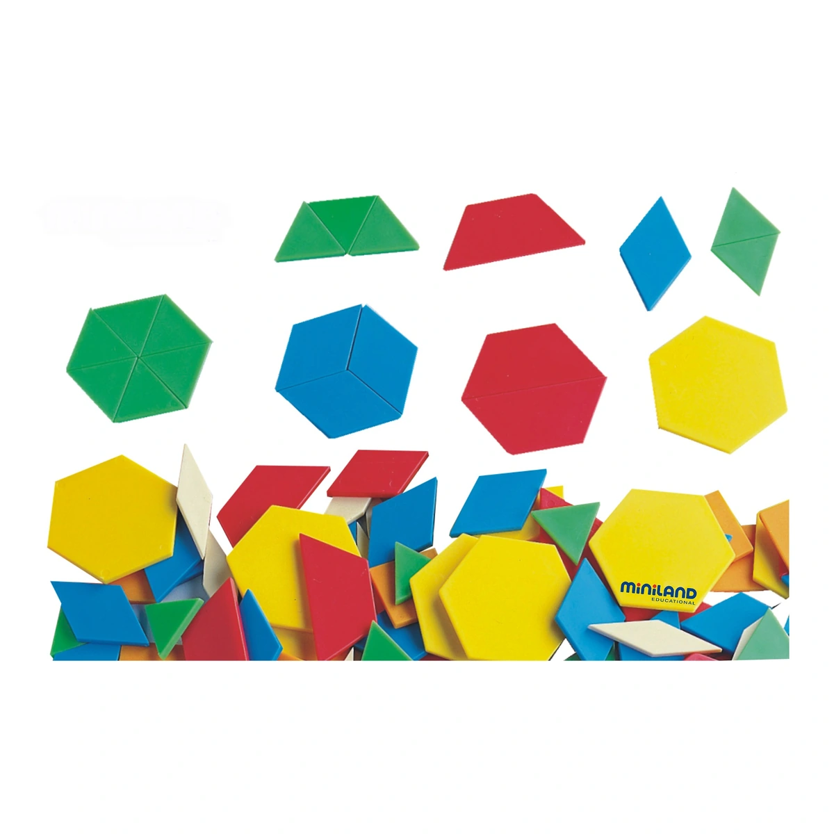 Forme geometrice diverse Miniland 250 buc [3]