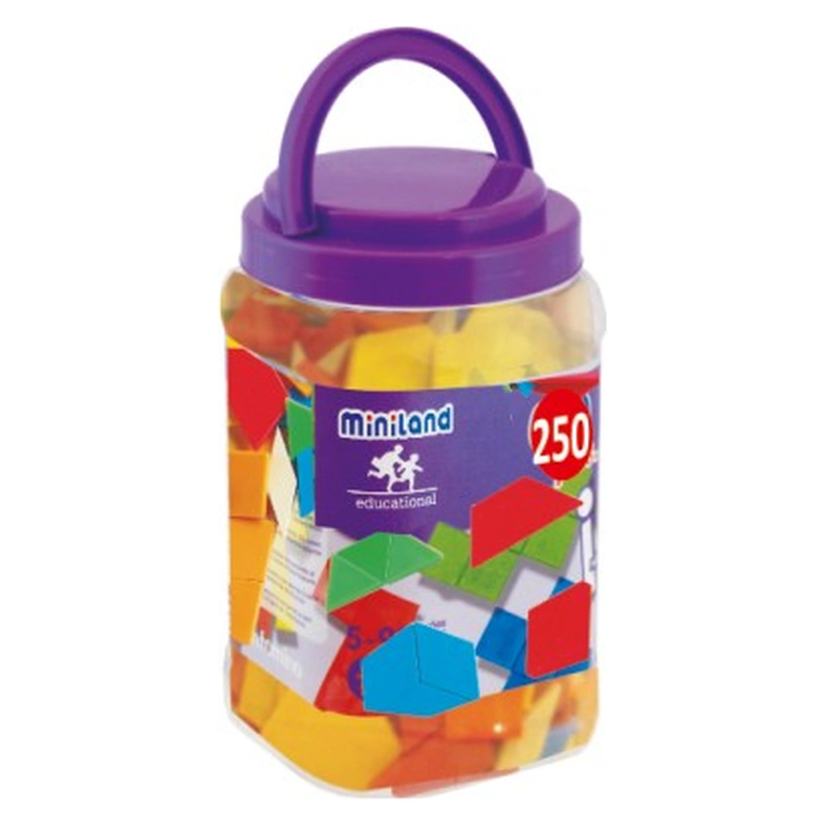 Forme geometrice diverse Miniland 250 buc [4]