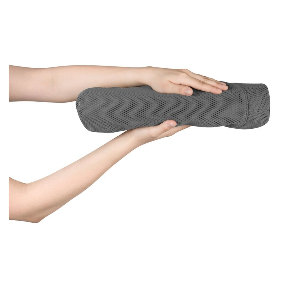 Fotoliu balansoar June AIR, Cu arcada cu jucarii, Ergonomic, Permite circulatia aerului, Balansare manuala, Pliabil, 0 luni+, Gri [8]