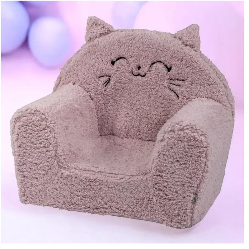 Fotoliu din burete, Bubaba, Cozy Kitty, Pentru copii, 9 luni-5 ani, Pink [3]