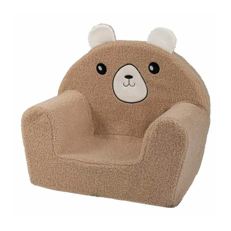 Fotoliu din burete, Bubaba, Cozy Teddy, Pentru copii, 9 luni-5 ani, Brown [1]