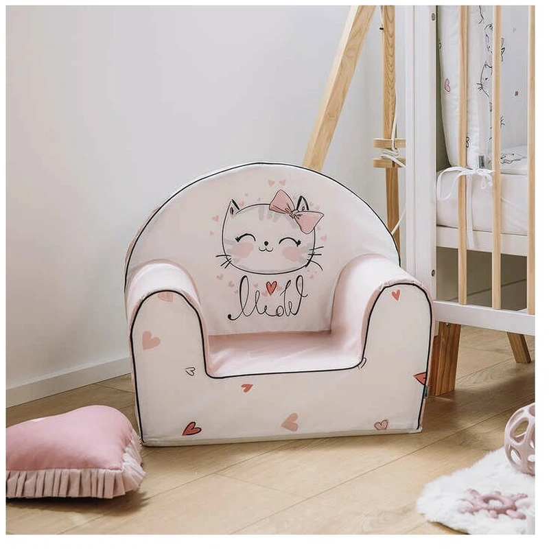 Fotoliu din burete, Bubaba, Kitty, Pentru copii, 9 luni-5 ani, Pink [2]