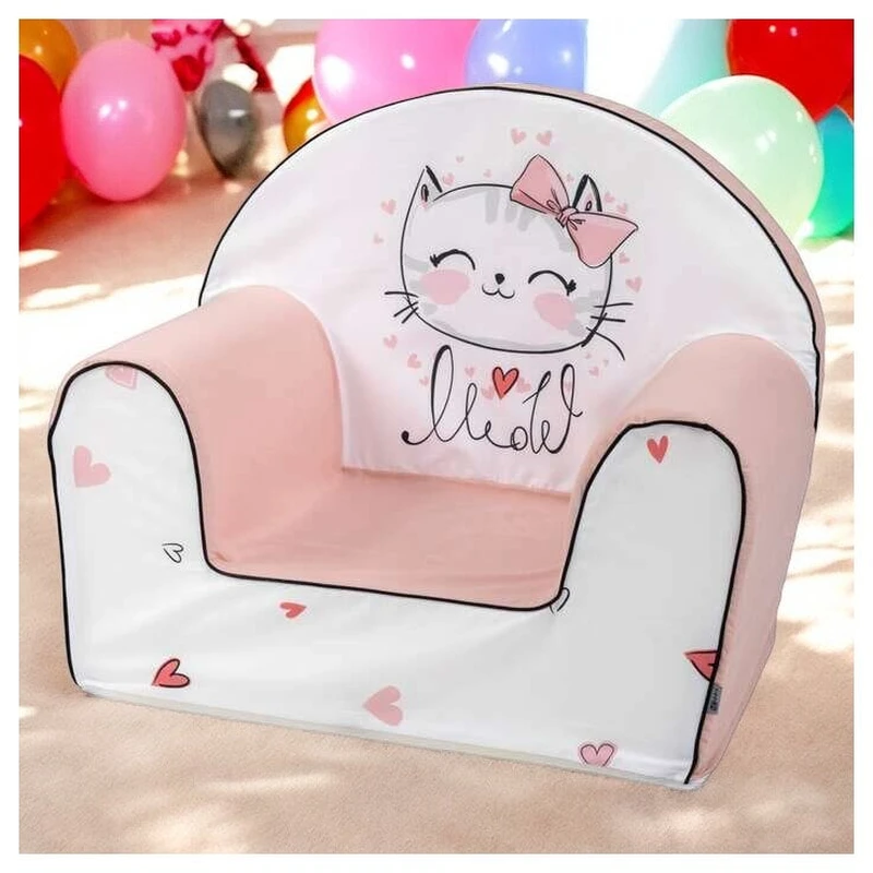 Fotoliu din burete, Bubaba, Kitty, Pentru copii, 9 luni-5 ani, Pink [3]