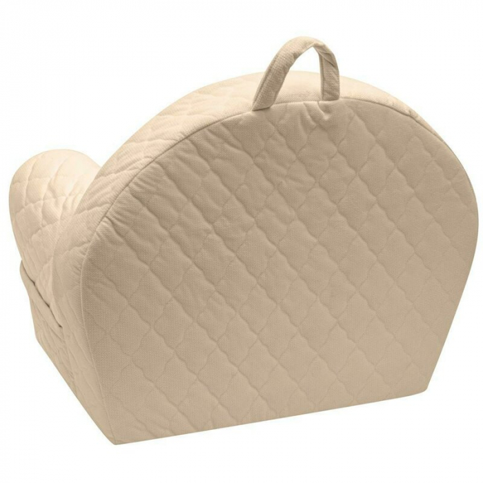 Fotoliu pentru copii, New Baby, Clouds, Cu buzunar lateral si Husa detasabila, 9 luni - 5 ani, Beige [4]