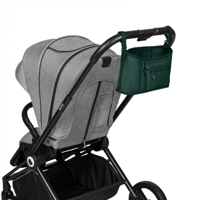 Geanta impermeabila, Lionelo, Little Cube, Pentru mamici si carucior, Impermeabila, Verde [5]
