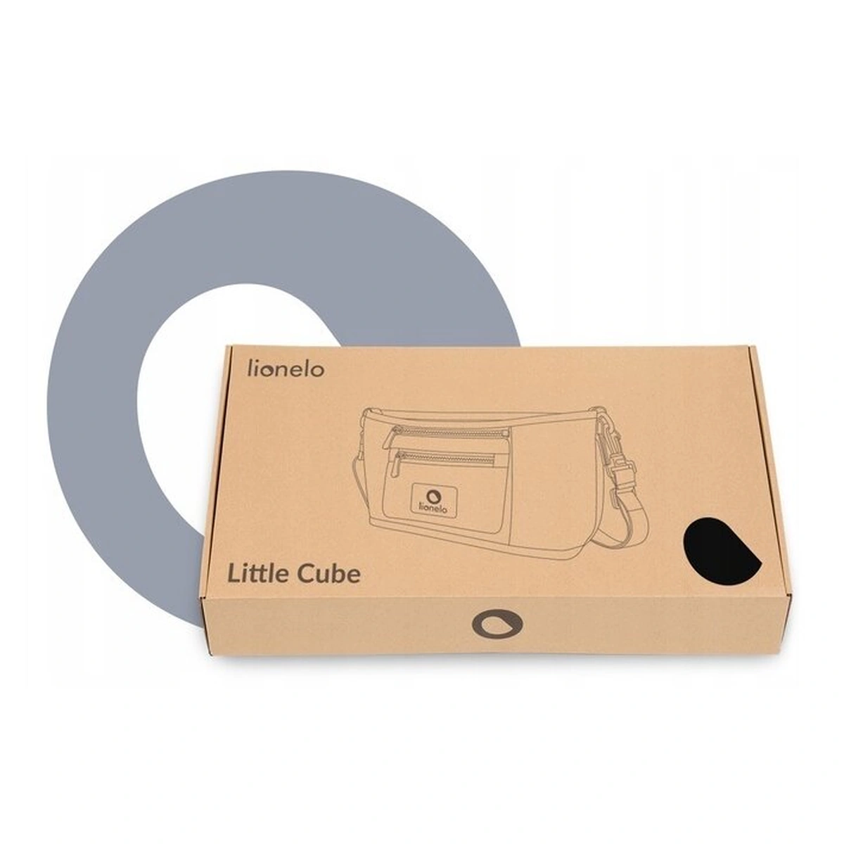 Geanta impermeabila, Lionelo, Little Cube, Pentru mamici si carucior, Impermeabila, Gri [10]