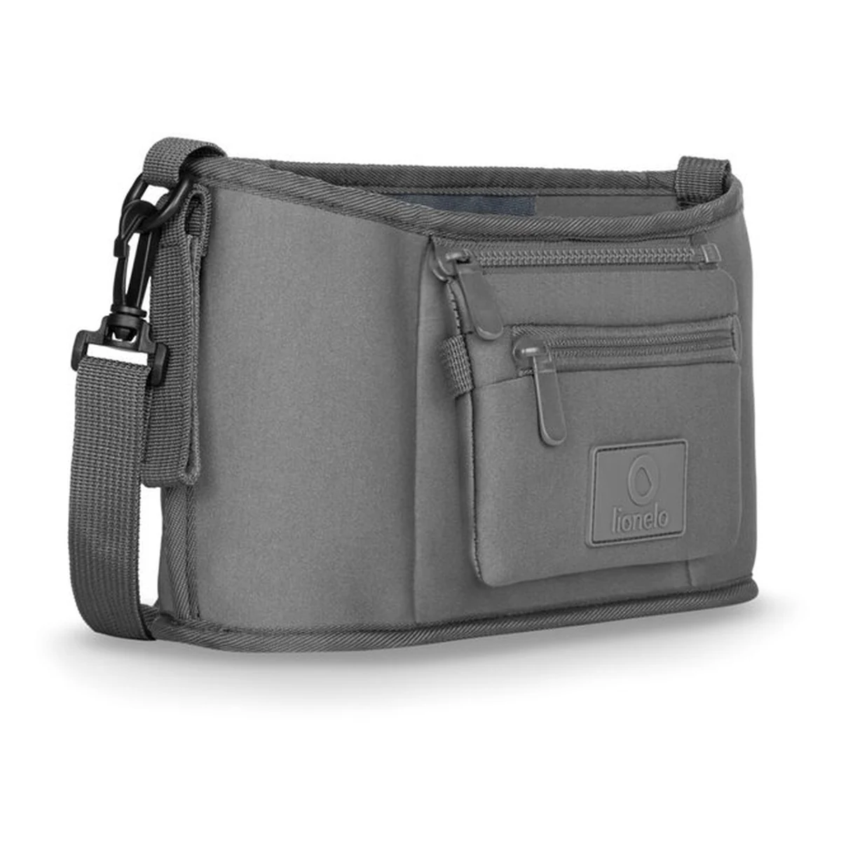 Geanta impermeabila, Lionelo, Little Cube, Pentru mamici si carucior, Impermeabila, Gri [5]