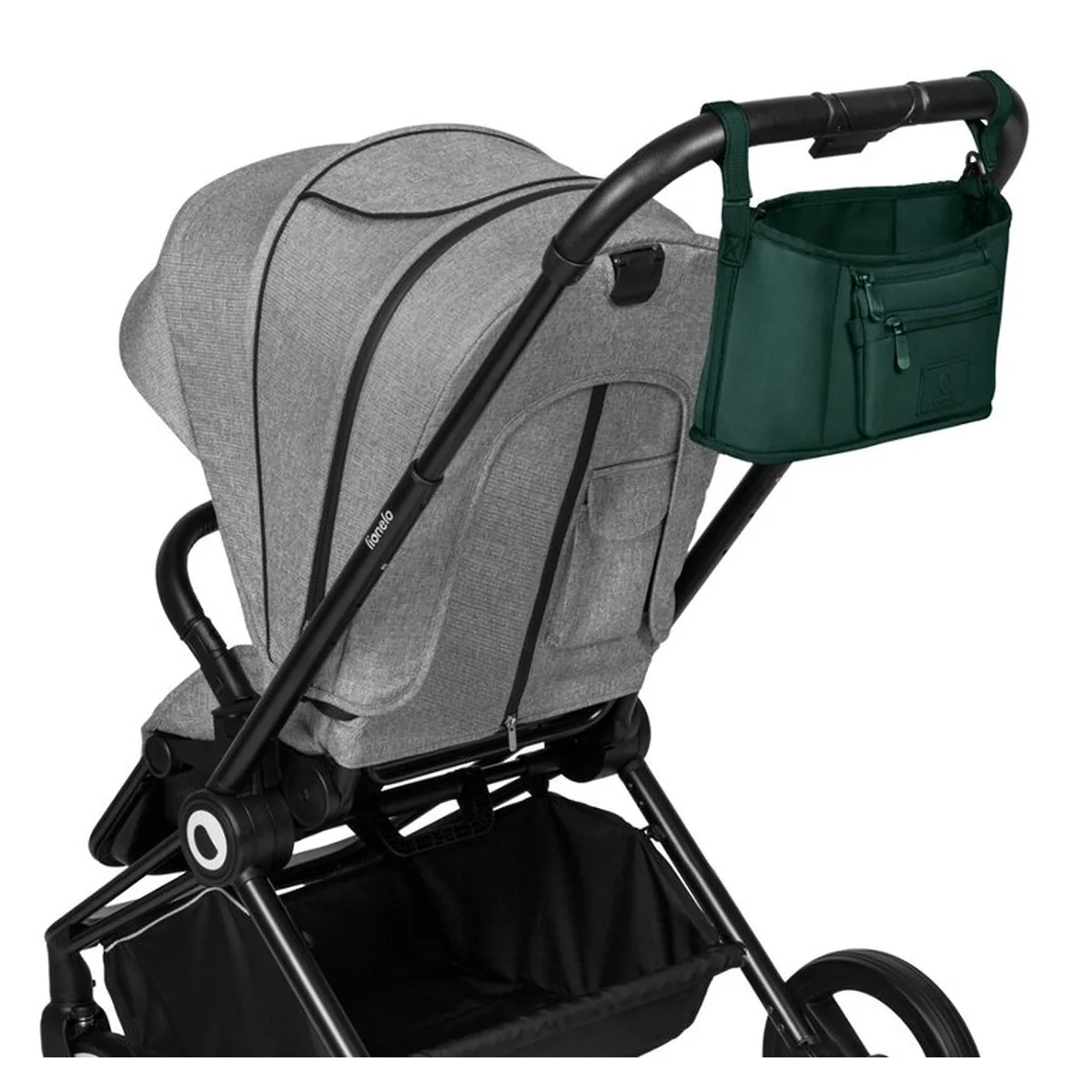 Geanta impermeabila, Lionelo, Little Cube, Pentru mamici si carucior, Impermeabila, Verde [6]